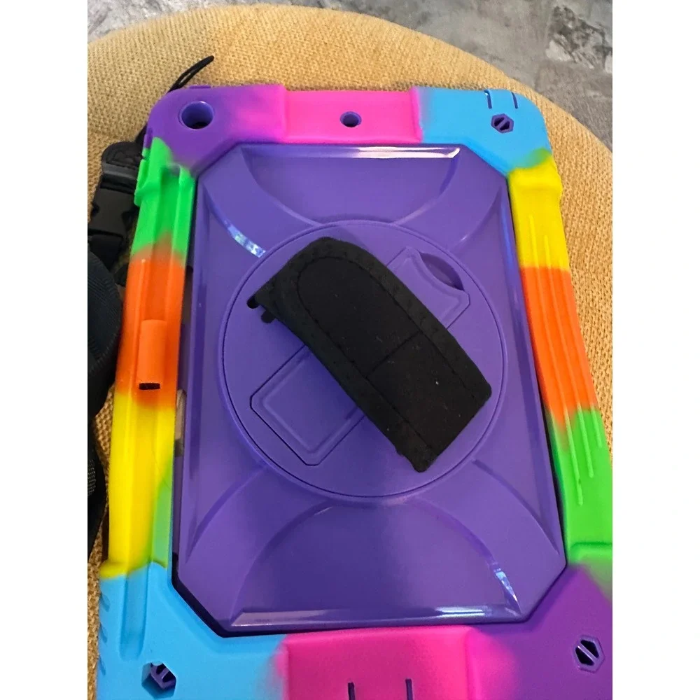 Kids iPad 10.2 Case 2019 2020 Shockproof Cover w Stand Hand Shoulder Strap‎